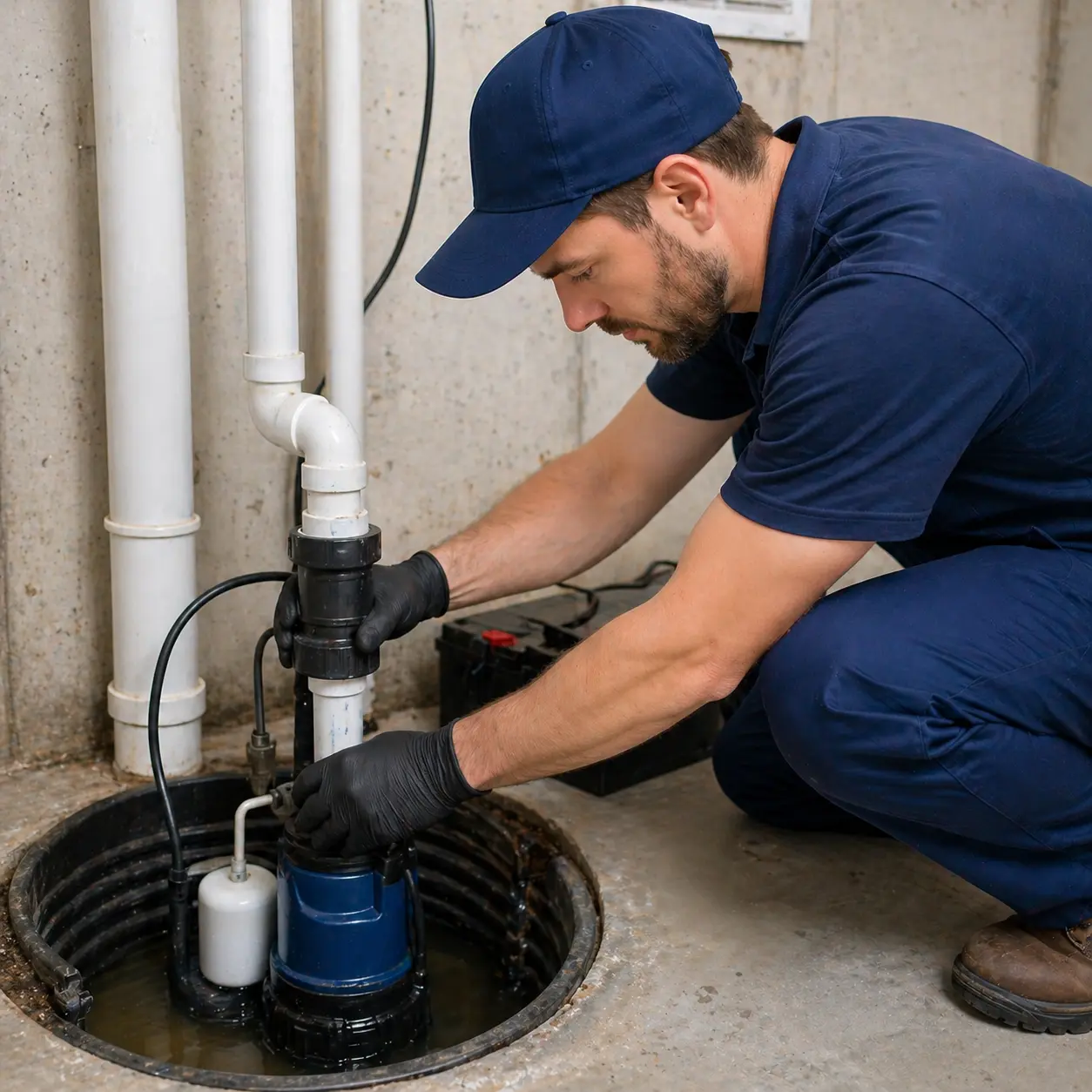 sump pump repair and installation in Gatineau